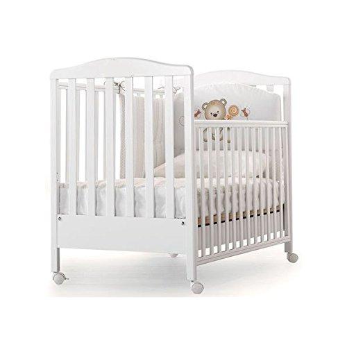 LETTINO IN LEGNO WEB AZZURRA DESIGN (BIANCO)