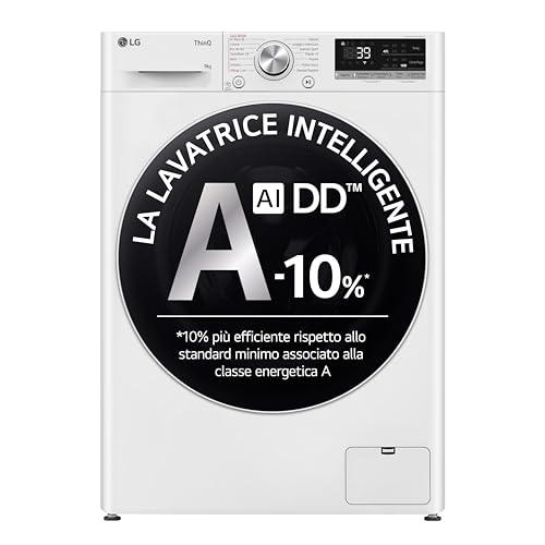 LG AI DD F4R709TAIDD Lavatrice Classe A -10%, Carica Frontale Serie R7