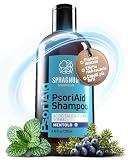 NOVITÀ 2025 Sphagnum Botanicals Psoriasis Shampoo con Acido Salicilico - Formula con torba e mentolo per lenire il cuoio capelluto pruriginoso