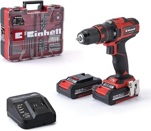 Einhell Set Trapano Percussione con Batterie TE-CD 18/40 Li-i +64