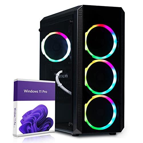 Greed® Mk2 Pro – 4K High End Gaming PC Raytracing – Core i9 12900KF + RTX 4070 – computer RGB ultra veloce + desktop da 5,2 GHz – 32 GB DDR4 RAM – 1TB SSD – WLAN + W11 Pro