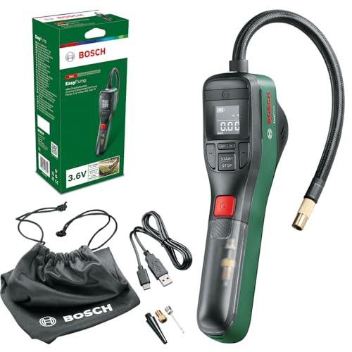 Bosch Pompa per Bicicletta/Mini compressore Portatile a Batteria EasyPump