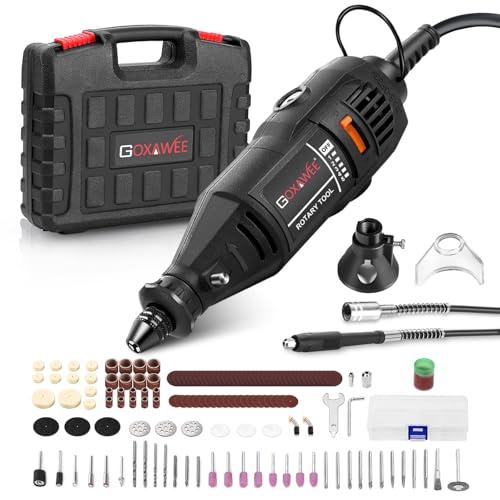 GOXAWEE Strumento Multifunzione, 130W Mini Utensile Rotante Kit