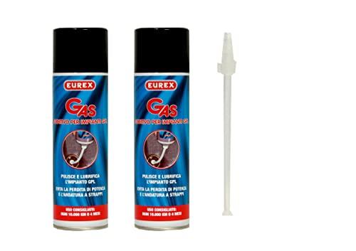 2 BOMBOLETTE PULITORE COMPLETO IMPIANTI AUTO GPL + 1 RACCORDO