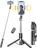 Bastone Selfie Treppiede Migliorato- 2 Luce di Riempimento