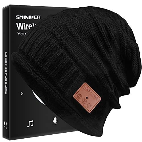 Regalo Uomo Donna Cappello Bluetooth Berretto Regalo Natale Cappello Musicale Bluetooth Lavorato a Maglia