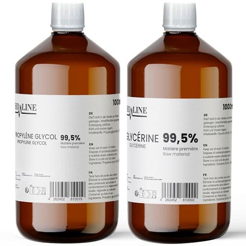 hd-line 1000 ml di Glicerina E422 + 1000 ml Glicole Propilenico E1520