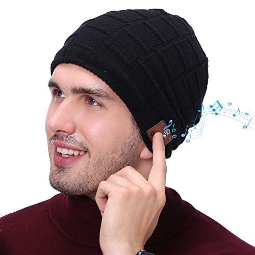 EasyULT Cappello Bluetooth Music Hat Inverno, Bluetooth 5.0 Musica Cappello da Esterno Campeggio Sci