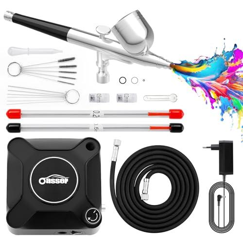 Oasser Mini Kit Aerografo con Compressore