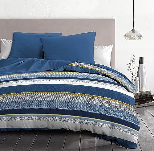 Home Linge Passion | Copripiumino – 3 Pezzi || 2 Persone – 240×260 cm | STANIS