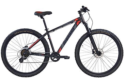 Legnano Logan, MTB 29 Pollici Uomo, Nero, Grigio e Rosso, 49