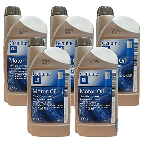 Olio motore Opel 5W30 GM LT. 5