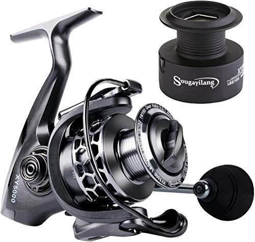 Sougayilang Mulinello da pesca 13+1BB leggero ultra liscio
