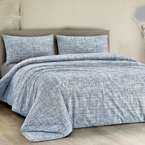 Dorian Home – Set Copripiumino Matrimoniale 250×210 con Sacco Copri Piumino Cotone 100% Puro