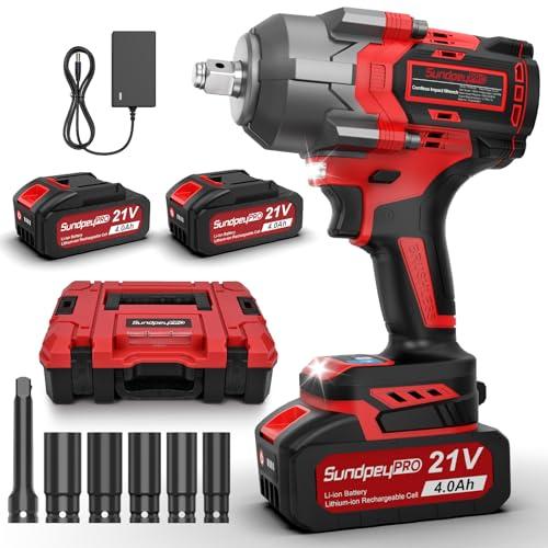 SundpeyPRO Avvitatore a Impulsi Brushless 1000Nm 21V